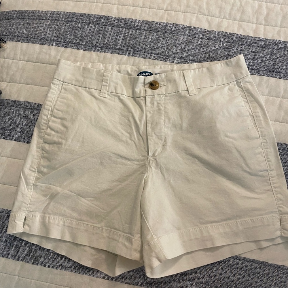 Old Navy White Casual Shorts